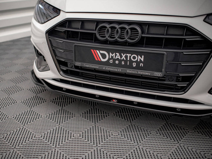 Maxton Design - FRONT SPLITTER V.2 AUDI A4 B9 FACELIFT