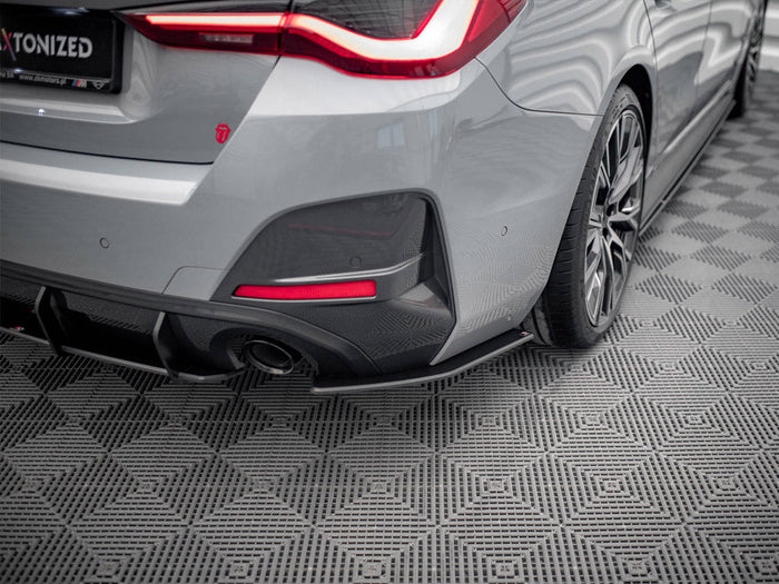 Maxton Design - STREET PRO REAR SIDE SPLITTERS BMW 4 GRAN COUPE M-PACK G26