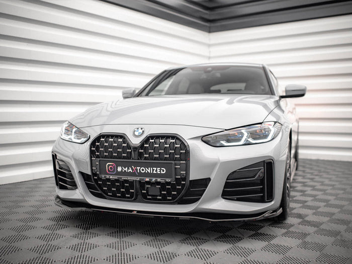 Maxton Design - FRONT SPLITTER V.1 BMW 4 / I4 GRAN COUPE M-PACK / M440I G26