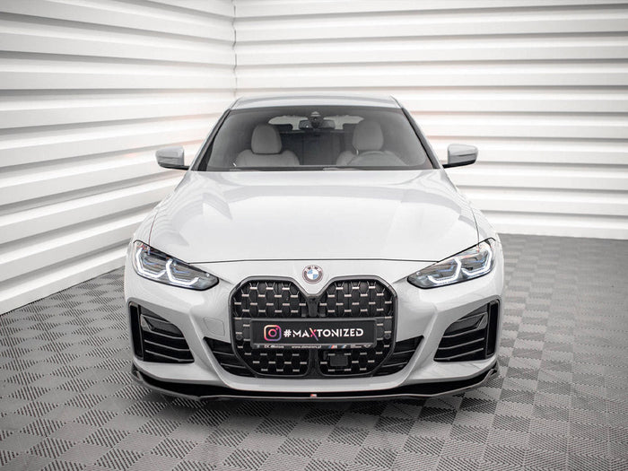 Maxton Design - FRONT SPLITTER V.1 BMW 4 / I4 GRAN COUPE M-PACK / M440I G26