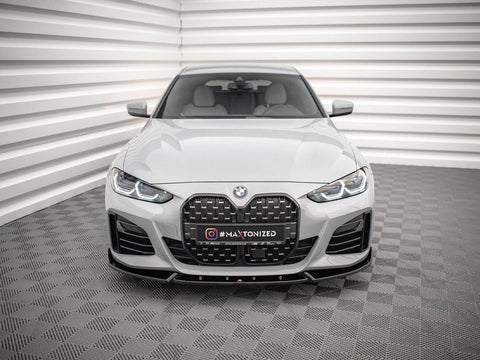 Maxton Design - FRONT SPLITTER V.2 BMW 4 / I4 GRAN COUPE M-PACK / M440I G26