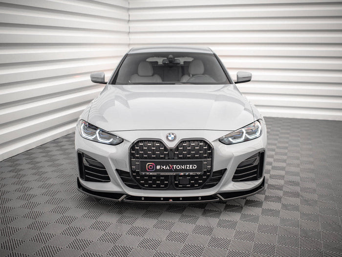 Maxton Design - FRONT SPLITTER V.2 BMW 4 / I4 GRAN COUPE M-PACK / M440I G26