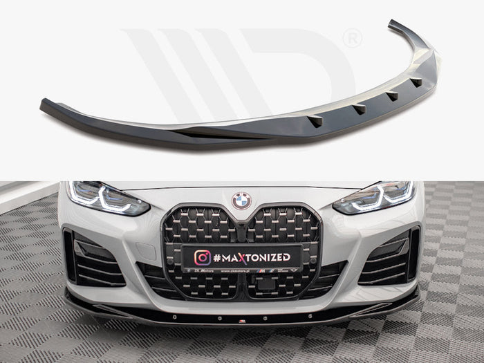 Maxton Design - FRONT SPLITTER V.3 BMW 4 / I4 GRAN COUPE M-PACK / M440I G26
