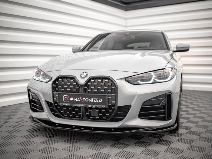 Maxton Design - FRONT SPLITTER V.3 BMW 4 / I4 GRAN COUPE M-PACK / M440I G26