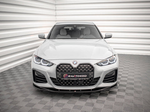 Maxton Design - FRONT SPLITTER V.3 BMW 4 / I4 GRAN COUPE M-PACK / M440I G26