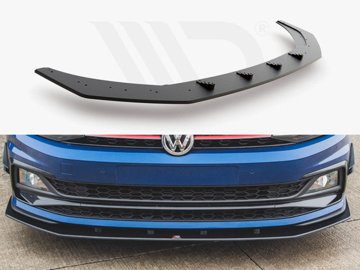 Maxton Design - STREET PRO FRONT SPLITTER VW POLO GTI MK6 (2017-2021)