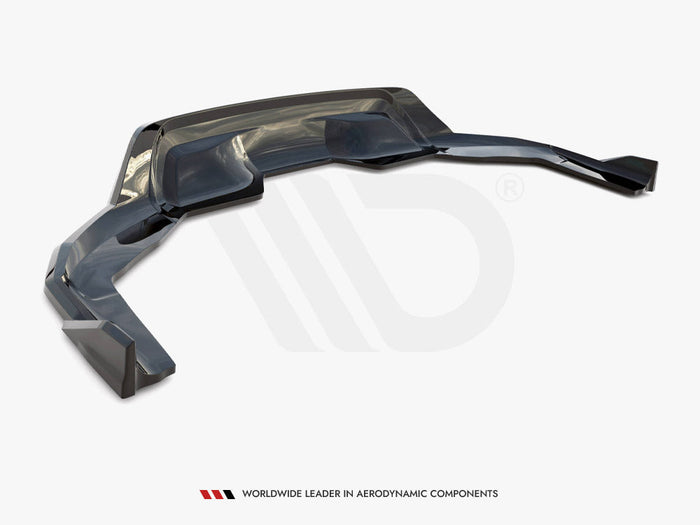 Maxton Design - CENTRAL REAR SPLITTER (VERTICAL BARS) BMW X6 M SPORT F16