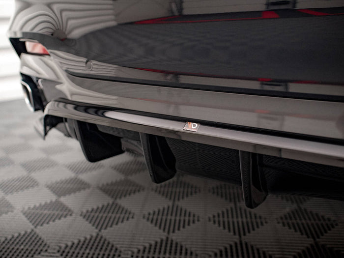 Maxton Design - CENTRAL REAR SPLITTER (VERTICAL BARS) BMW X6 M SPORT F16