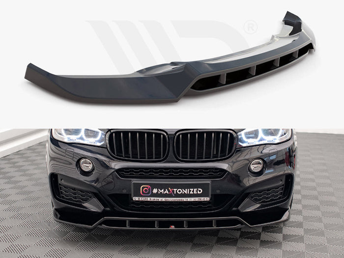 Maxton Design - FRONT SPLITTER V.2 BMW X6 M SPORT F16
