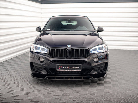 Maxton Design - FRONT SPLITTER V.2 BMW X6 M SPORT F16