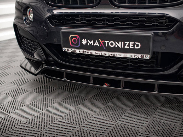 Maxton Design - FRONT SPLITTER V.2 BMW X6 M SPORT F16