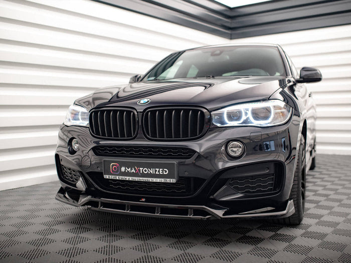Maxton Design - FRONT SPLITTER V.3 BMW X6 M SPORT F16