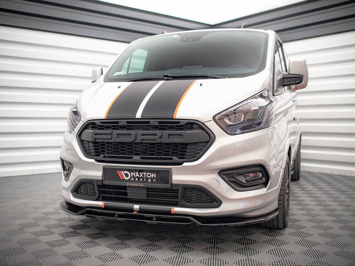 Maxton Design - FRONT SPLITTER FORD TRANSIT CUSTOM ST-LINE MK1 FACELIFT