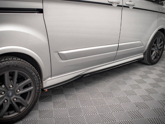 Maxton Design - SIDE SKIRTS DIFFUSERS FORD TRANSIT CUSTOM ST-LINE MK1 FACELIFT