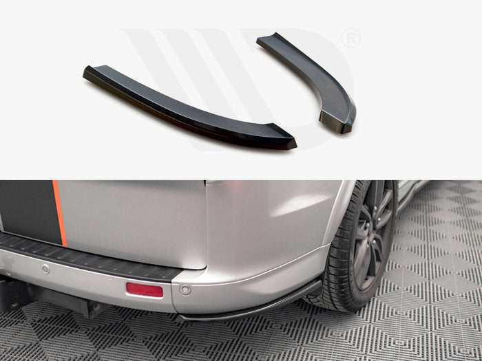 Maxton Design - REAR SIDE SPLITTERS FORD TRANSIT CUSTOM ST-LINE MK1 FACELIFT