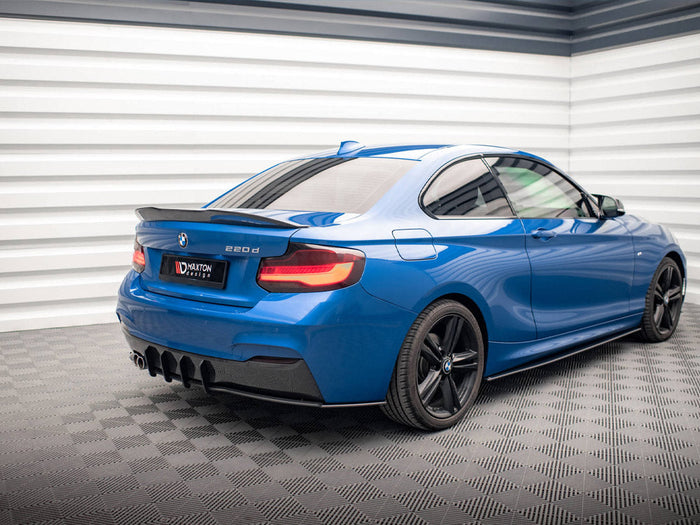 Maxton Design - STREET PRO REAR DIFFUSER BMW 2 M-PACK F22