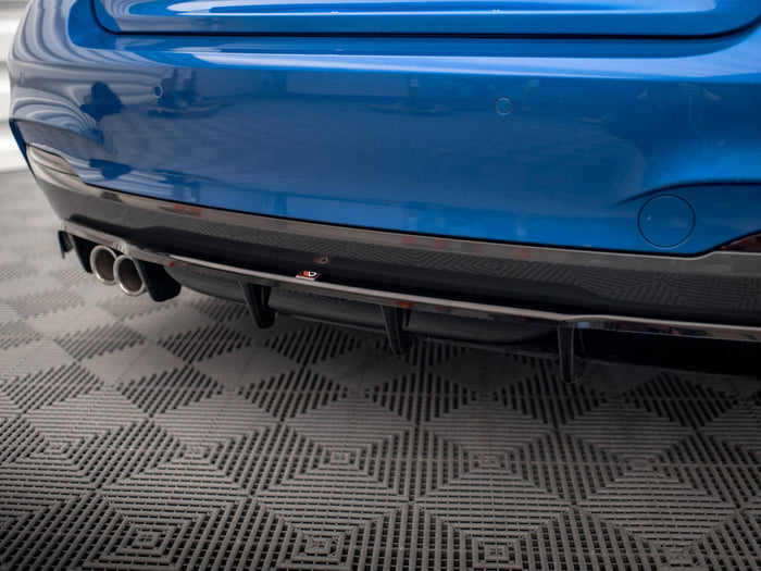 Maxton Design - CENTRAL REAR SPLITTER (VERTICAL BARS) BMW 2 M-PACK F22