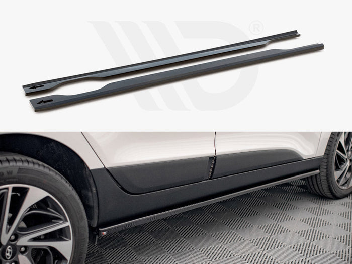 Maxton Design - SIDE SKIRTS DIFFUSERS HYUNDAI IX35 MK1