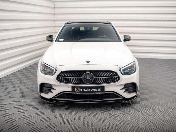 Maxton Design - FRONT SPLITTER V.1 MERCEDES E AMG LINE W213 FACELIFT