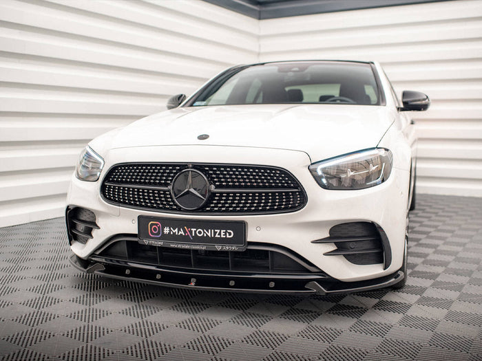 Maxton Design - Front Splitter V.2 Mercedes E AMG Line W213 Facelift
