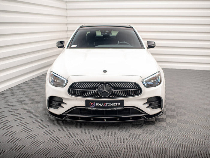 Maxton Design - Front Splitter V.2 Mercedes E AMG Line W213 Facelift