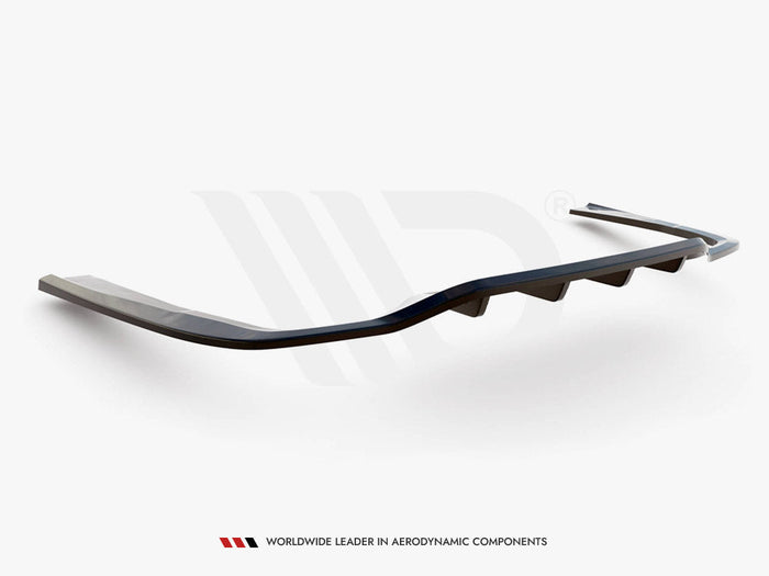 Maxton Design - Central Rear Splitter (Vertical Bars) Mercedes E AMG-Line Sedan W213 Facelift