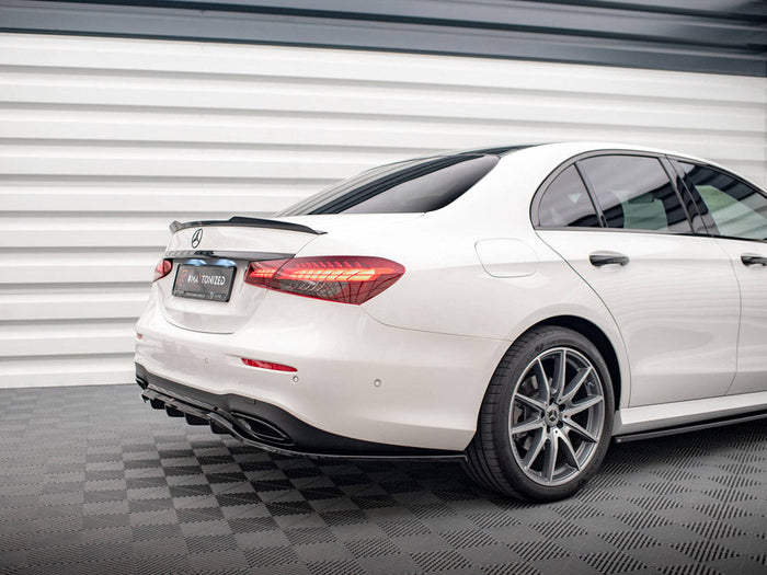 Maxton Design - Rear Splitter (Vertical Bars) Mercedes E AMG-Line Sedan W213 Facelift