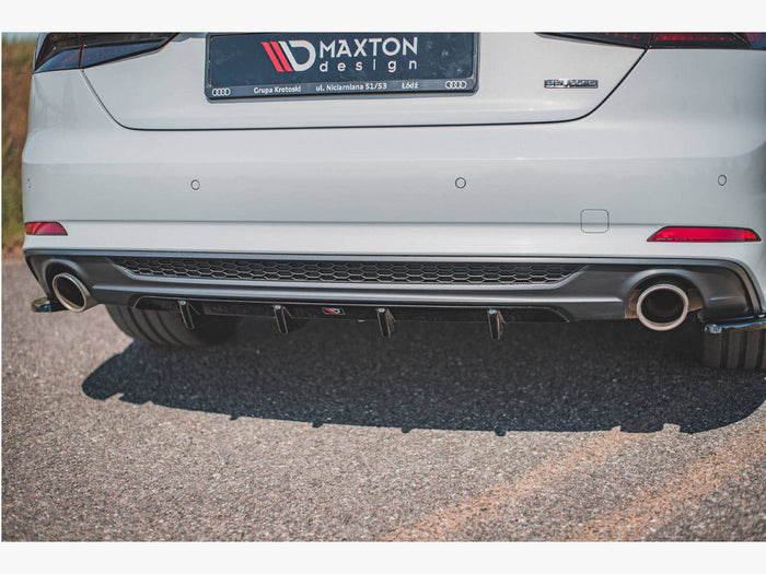 Maxton Design - REAR VALANCE AUDI A5 MK2 SPORTBACK S-LINE (F5) (2016-UP)