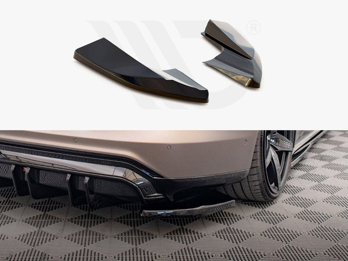Maxton Design - REAR SIDE SPLITTERS V.2 AUDI E-TRON GT / RS GT MK1