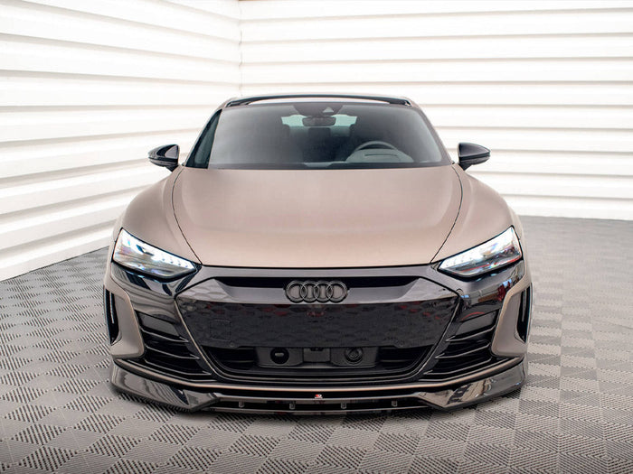 Maxton Design - FRONT SPLITTER V.3 AUDI E-TRON GT / RS GT MK1