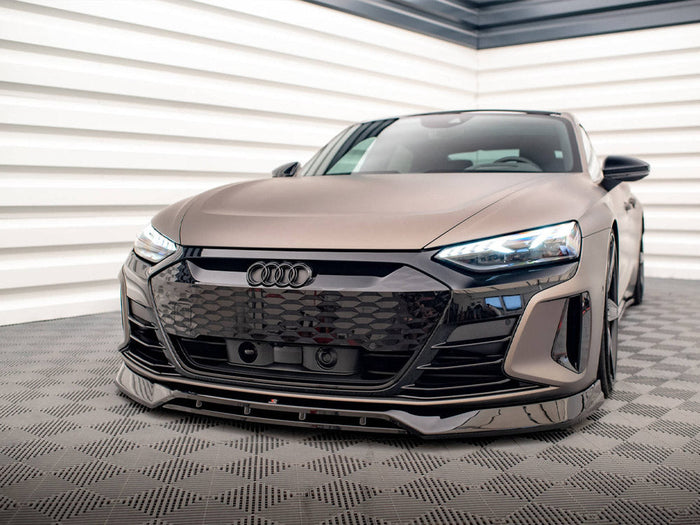 Maxton Design - FRONT SPLITTER V.3 AUDI E-TRON GT / RS GT MK1