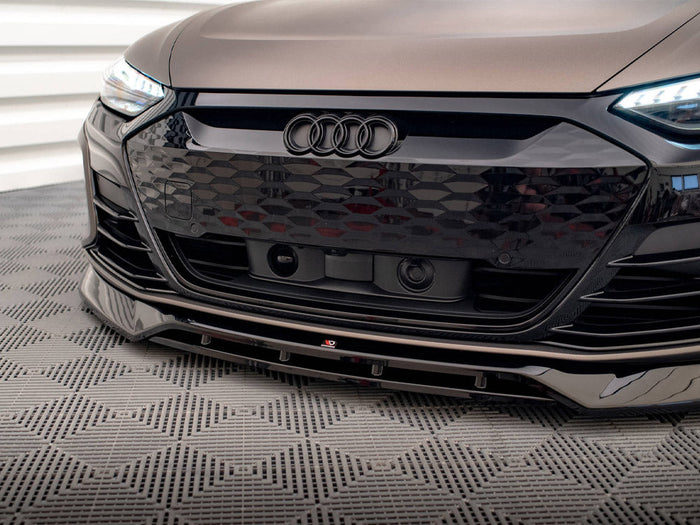 Maxton Design - FRONT SPLITTER V.3 AUDI E-TRON GT / RS GT MK1