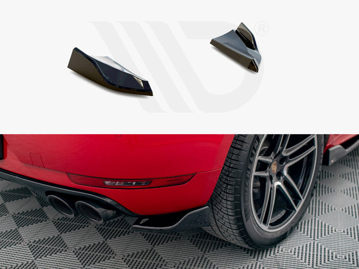 Maxton Design - REAR SIDE SPLITTERS PORSCHE MACAN GTS / SPORT DESIGN MK1 FACELIFT