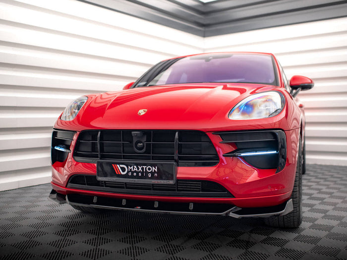Maxton Design - FRONT SPLITTER V.1 PORSCHE MACAN GTS / SPORT DESIGN MK1 FACELIFT