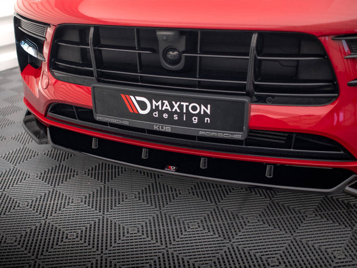 Maxton Design - FRONT SPLITTER V.1 PORSCHE MACAN GTS / SPORT DESIGN MK1 FACELIFT