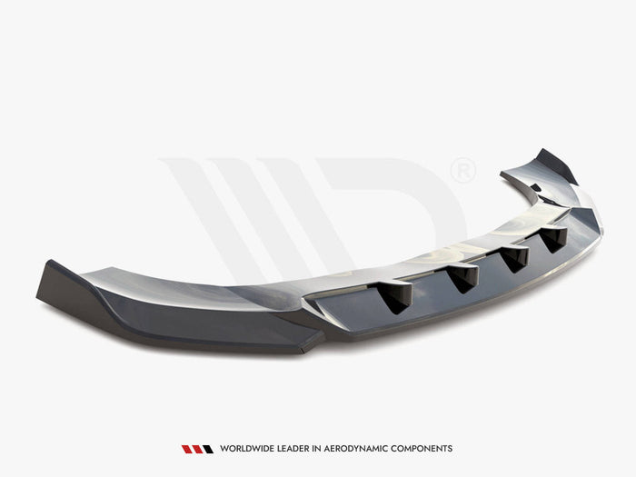 Maxton Design - FRONT SPLITTER V.1 PORSCHE MACAN GTS / SPORT DESIGN MK1 FACELIFT