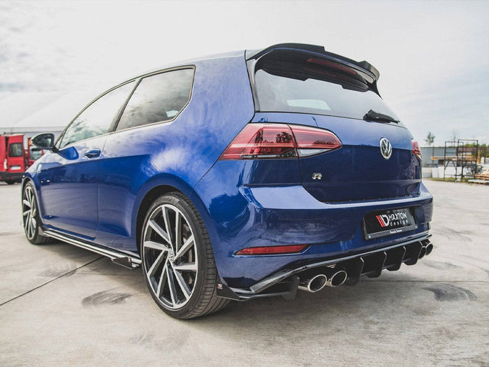 Maxton Design - REAR SIDE FLAPS VW GOLF 7 R FACELIFT
