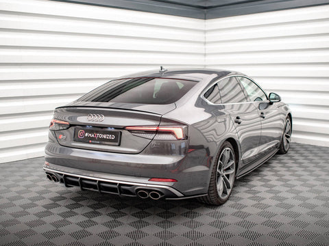 Maxton Design - STREET PRO REAR DIFFUSER AUDI S5 COUPE / SPORTBACK F5
