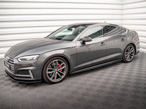 Maxton Design - STREET PRO SIDE SKIRTS DIFFUSERS AUDI A5 S-LINE / S5 SPORTBACK F5