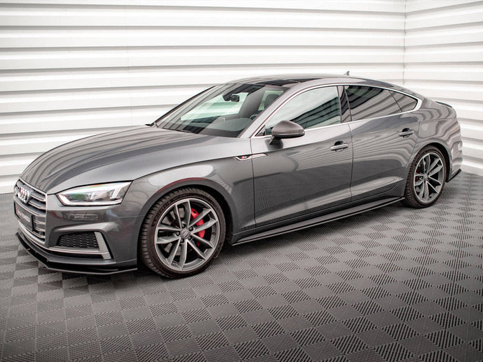 Maxton Design - STREET PRO SIDE SKIRTS DIFFUSERS AUDI A5 S-LINE / S5 SPORTBACK F5