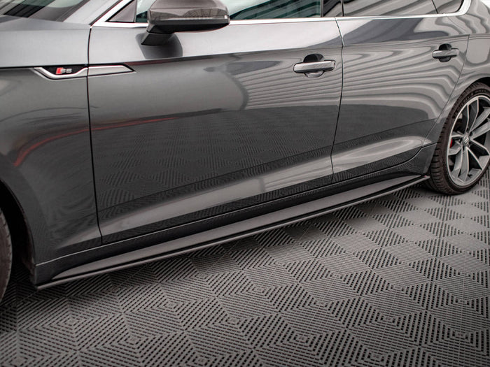 Maxton Design - STREET PRO SIDE SKIRTS DIFFUSERS AUDI A5 S-LINE / S5 SPORTBACK F5