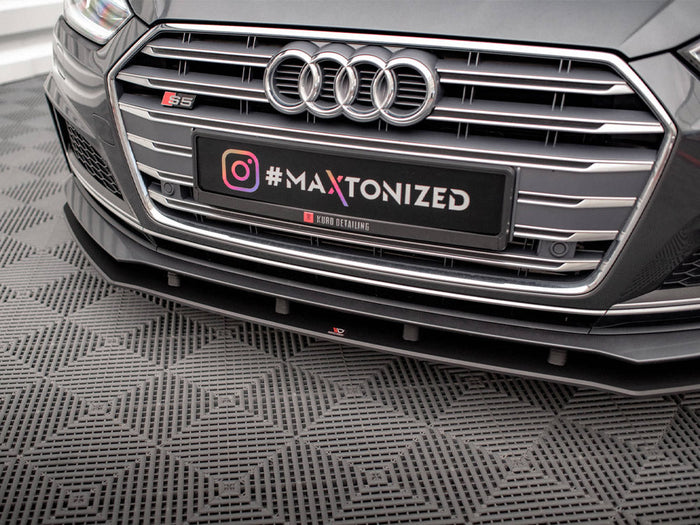 Maxton Design - STREET PRO FRONT SPLITTER AUDI A5 S-LINE / S5 COUPE / SPORTBACK F5