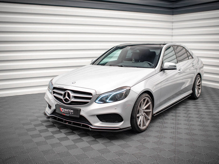 Maxton Design - SIDE SKIRTS DIFFUSERS MERCEDES-BENZ E63 AMG SEDAN W212 FACELIFT (2012-2014)