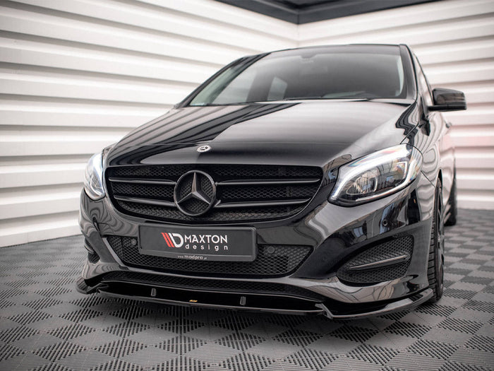 Maxton Design - FRONT SPLITTER MERCEDES B W246 FACELIFT