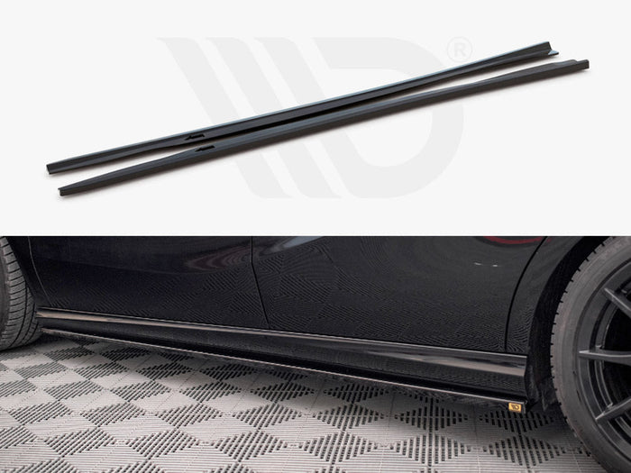 Maxton Design - SIDE SKIRTS DIFFUSERS MERCEDES B W246 FACELIFT
