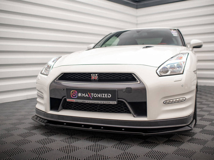 Maxton Design - FRONT SPLITTER NISSAN GTR R35 1ST FACELIFT