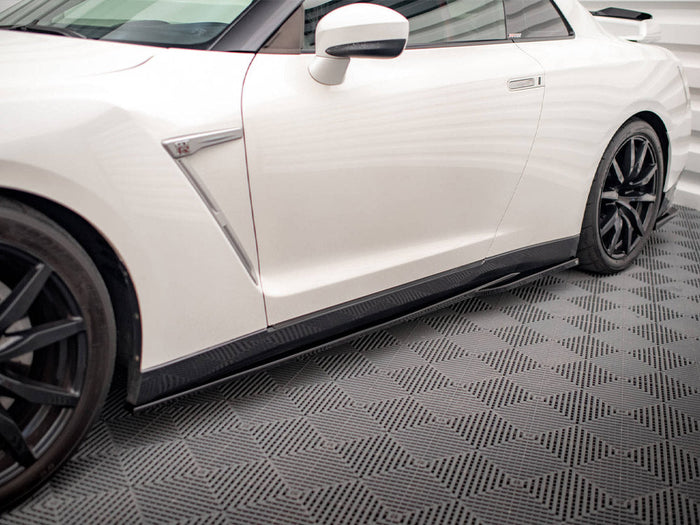 Maxton Design - SIDE SKIRTS DIFFUSERS NISSAN GTR R35 1ST FACELIFT