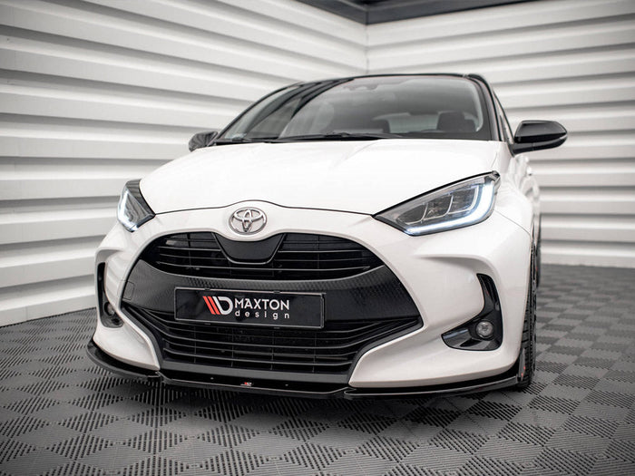 Maxton Design - FRONT SPLITTER V.1 + FLAPS TOYOTA YARIS MK4