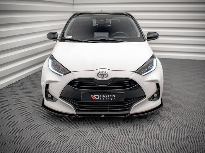 Maxton Design - FRONT SPLITTER V.1 + FLAPS TOYOTA YARIS MK4
