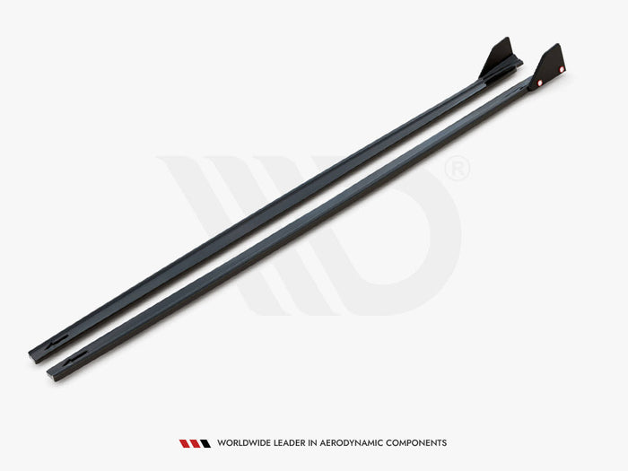 Maxton Design - SIDE SKIRTS DIFFUSERS V.1 + FLAPS TOYOTA YARIS MK4